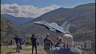 Greek Mach Loop!  Low Level  Italian Tornados \u0026 Saudi F-15SA   4K  ελλάδα χαμηλού επιπέδου πτήσεις