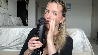 ASMR Inaudible Whispering and Hand Movements (mouth sounds)