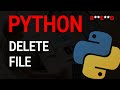 How to delete files in Python with Pathlib, Python delete file tutorial | Pythons #shorts
