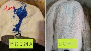 Come TOGLIERE LO SLIME  dai VESTITI - trucchi life hacks italiano