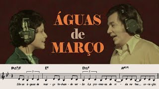 Águas de Março (Waters of March) Elis \u0026 Tom duet transcription