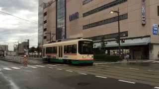 富山地方鉄道 軌道線8000形　富山駅前　Toyama Chihō Railway Tram lines　(2014.8)