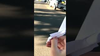 Origami Fighter Jet (Thunderbolt) Flight Demonstration