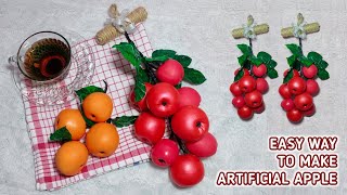 Cara Mudah Membuat Buah Apel Artificial dari Balon | Kitchen Decor Ideas | Recycle