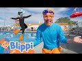 Blippi Learns How To Underwater Scuba Dive! | Educational Videos for Kids