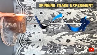 Spinning Snake Experiment #shorts