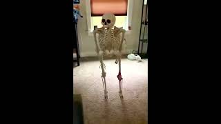 Skeleton falling meme (lego sound)