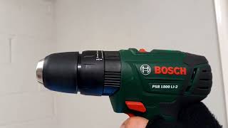 BOSCH DRILL keyless CHUCK fast bits change review / presentation