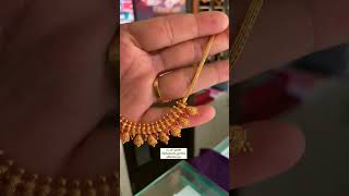 12 grams gold necklace design/light weight gold necklace collection/fancy chain