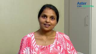 Patient Testimonial | Mrs. Sandhya | Obstetrics and Gynaecology | Aster CMI