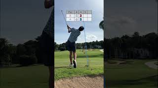 3 hole match - Junior vs Amateur! #golf #golfer #golfing #match