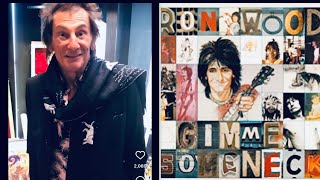 Ronnie Wood Celebrates The 44th Anniversary of “Gimme Some Neck”