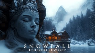 S N O W F A L L - Beautiful Ethereal Winter Ambient Music - Tranquil Meditation Soundscape