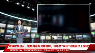 政策密集出台，氢燃料渐受资本青睐，锂电的“疯狂”还能再次上演吗？