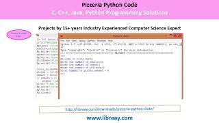 Pizzeria Python Code