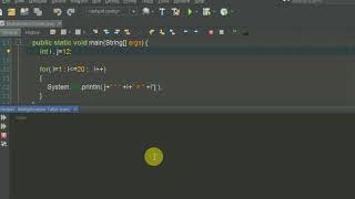 How to make Multiplication Table Using Netbeans IDE1