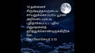 நீங்கள் இப்போது புதிய மனிதர்கள்jesus@#god words