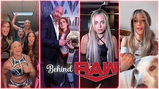 Behind RAW (part 2) | WWE Superstars Behind the Scenes (Becky Lynch, Charlotte F