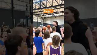 Josh Giddey putting on a show for the campers in Australia! #okcthunder #joshgiddey #shorts