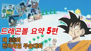 [드래곤볼 몰아보기]마주니어를 물리치고 드디어 천하제일무술대회에서 우승한 손오공