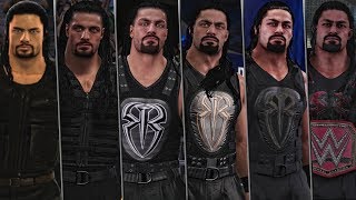 WWE 2K19 - Roman Reigns Entrance Evolution in WWE Games! ( WWE 2K14 To WWE 2K19 )