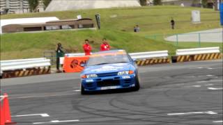 calsonic SKYLINE GT-R Demonstration Run 20121020 ODAIBA