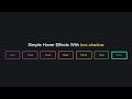 Modern CSS Button Hover Effects With Box-Shadow | Using Html & CSS