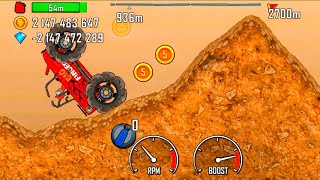 Hill Climb Racing - big finger on mudpool | android iOS gameplay #695 Mrmai Gaming