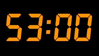 53 Minute Timer | Focus Timer for productivity | Countdown Timer