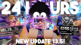 NEW Highest INF!! 20K Floors! Spending 24 Hours On New Update 13.5 - Anime Card Battle