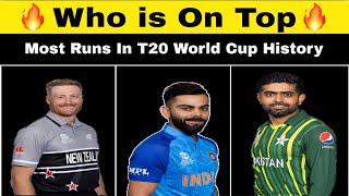 Top 5 Batsmen with Most Runs in T20 World History || #shorts by Cricket Crush #viratkohli