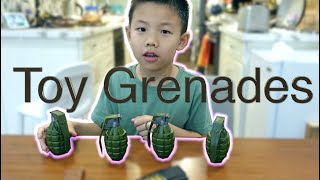 Toy Hand Grenades with Sound Effects