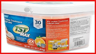 Camco TST MAX RV Toilet Treatment Drop-INs | Control Unwanted Odors and Break Down Waste and Tissue