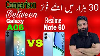 Samsung Galaxy A06 vs Realme Note 60: Which Phone is Better?