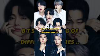 BTS Is ✨️🎤 ' THE KING OF DIFFERENT GENRES '..!!!💜
