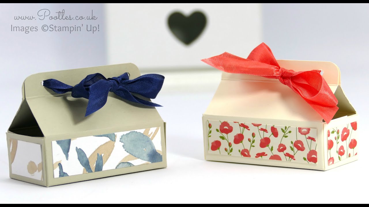 Mini Chocolate Bar Box Tutorial Youtube