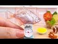 Tasty Miniature Crispy Fried Fish And Chips Recipe | How To Make Fish & Chips | Tiny Cakes