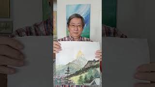 New Painting. A Demonstration of Chinese ink painting for Beginners. 向初学者展示基本的中国水墨笔触和技巧，如何将其应用于原创作品。