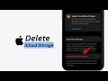 How To Delete iCloud Storage On iPhone 2026 | Free Up iOS Space