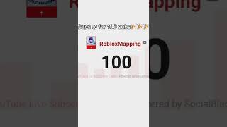 Guys Ty for 100 subs🎉🎉🎉 #robloxcreators #roblox #thanks