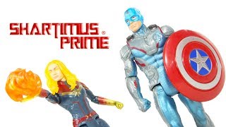 Marvel's Avengers Endgame Captain America and Captain Marvel Basic 2 Pack Action Figure Review