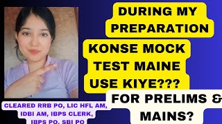 Best Mock test For Bank Exams | Cracked 6 exams using this mock test | #ibps #sbi #rrb #rbi #lic