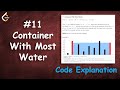 Container With Most Water | Live Coding with Explanation | Leetcode - 11