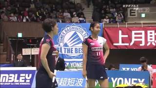 2015 全日本総合バドミントン選手権大会　福万・與猶vs髙橋・松友