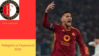 Lorenzo Pellegrini (As Roma) vs Feyenoord Rotterdam [22/02/2024]