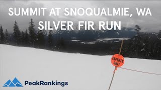 What an “Experts Only” Run at Summit at Snoqualmie Looks Like