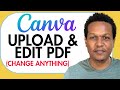 HOW TO UPLOAD AND EDIT PDF IN CANVA