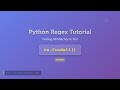 Python Regex: re.findall() - Find All Matches in a String!
