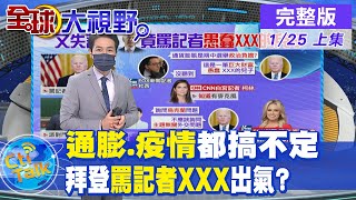 【全球大視野上集】忘記麥克風沒關?拜登罵記者\