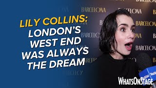 Barcelona | Lily Collins and Álvaro Morte on stage in London's West End